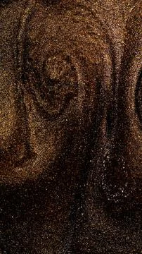Mixing alcohol ink in a close-up view of swirling patterns Stock Illustration