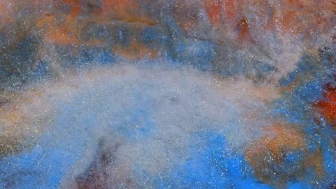 Mixing alcohol ink to create colorful patterns and textures Stock Footage 344655754