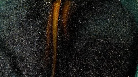 Mixing alcohol ink creates unique patterns and textures in abstract art Stock Photos