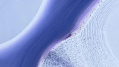 Mixing alcohol inks and epoxy resin in multiple colors on a flat surface Stock Illustration