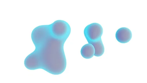 Mixing and changing the shape of an abstract liquid Stock Footage 155151216