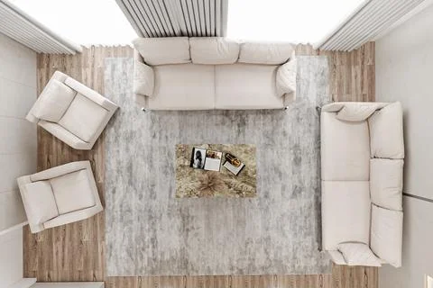 Mixing and Matching Styles Combining Old and New in Your Living Room 스톡 일러스트