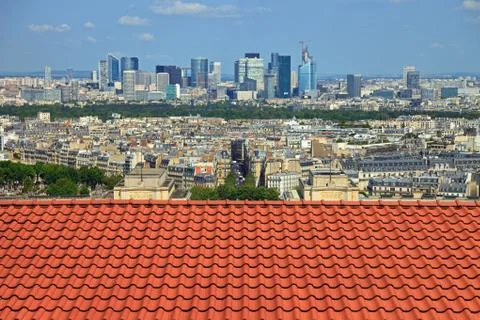 Mixing of architectural styles Stock Photos