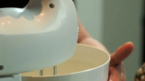 Mixing batter Stock Footage 128002739