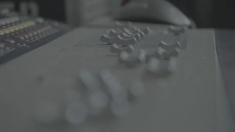 Mixing Board Stock Footage 275442693