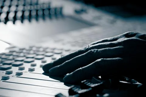 Mixing board Stock-Fotos