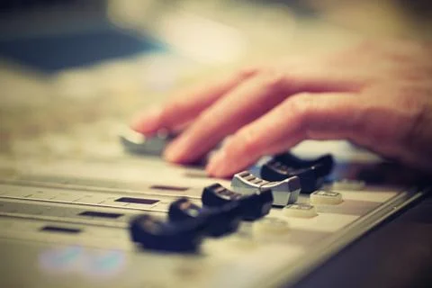 Mixing board 写真素材