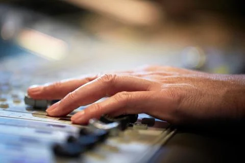 Mixing board Stock Photos