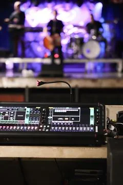 Mixing board Stock Photos