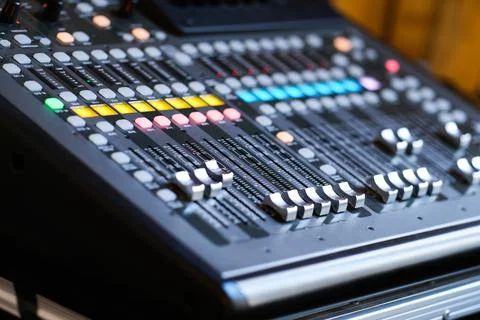 Mixing Board Stock Photos