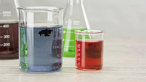 Mixing chemical compound Stock Footage 99747047