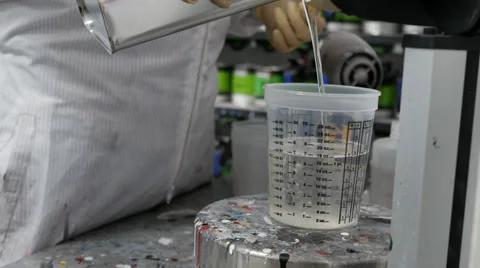 Mixing Clear Stock Footage 39303387