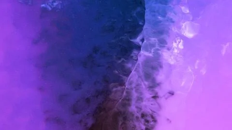 Mixing colored alcohol inks in a close-up view of artistic work Stock Photos