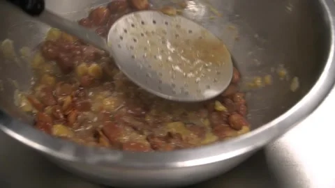 Mixing Colored Beans Stock Footage 319951238