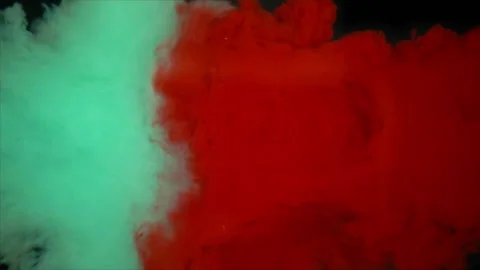 Mixing Colored Liquid Paints Stock Footage 94359024
