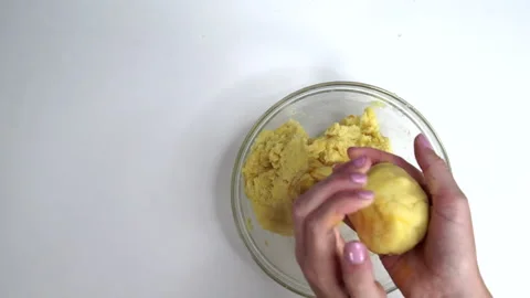 Mixing Colored Play Doh By Hand Stock Footage 172089661