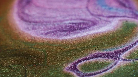 Mixing colors fluid magic creative paint blend Stock Footage 234199631