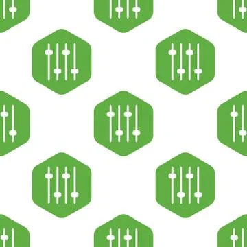 Mixing colsole faders pattern Stock Illustration