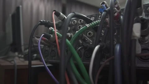 Mixing console 03 Stock Footage 284635887