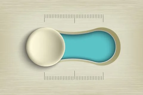 Mixing console faders Stock Illustration