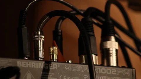 Mixing console Stock Footage 7748714