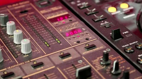 Mixing console Stock Footage