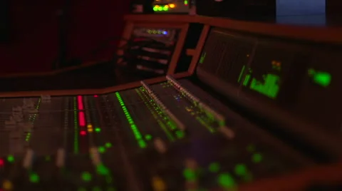 Mixing Console Stock Footage 50652195