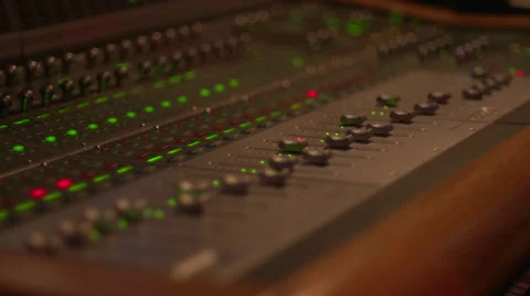 Mixing Console Stock Footage 50652278