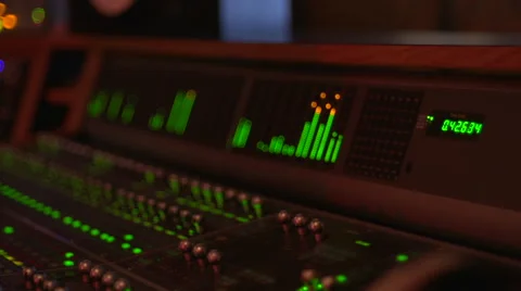 Mixing Console Stock Footage 50652408