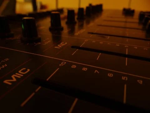 Mixing console Stock Photos