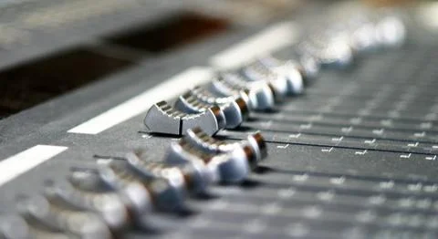 Mixing console Stock Photos