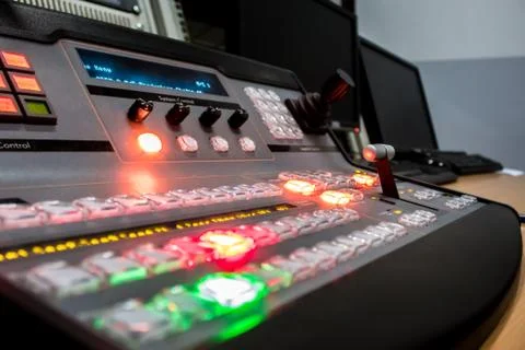 Mixing console 스톡 사진