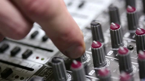 Mixing console.Large Video stock 33581339