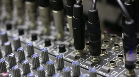 Mixing console.Large Video stock 33581628