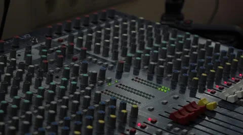 Mixing console.mp4 库存影片 56934560