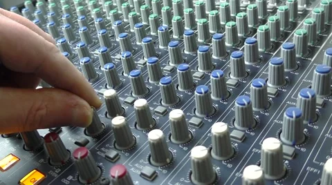 Mixing control Knobs 스톡 동영상 64931430