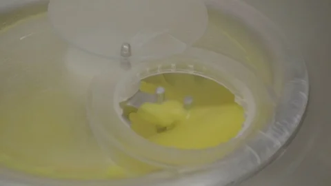 Mixing of custard Stock Footage 85652129