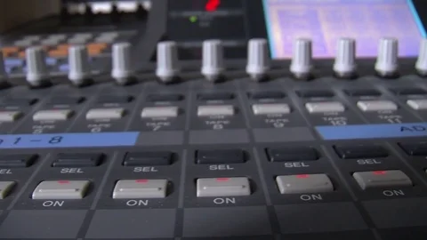 Mixing Desk Stock Footage 77621928