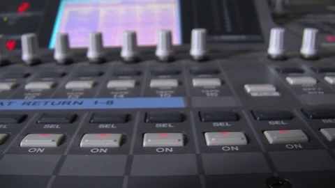 Mixing Desk Stock Footage 77621942