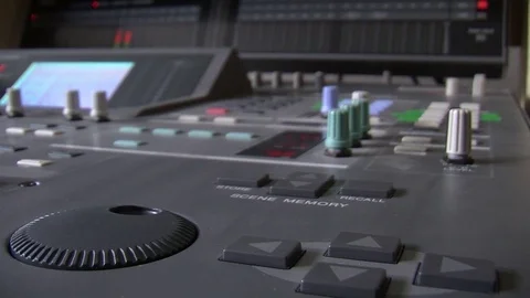 Mixing Desk Stock Footage 77621966