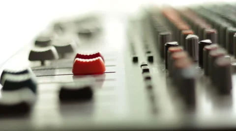 Mixing Desk - Side - Normal Stock Footage 40208507