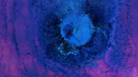 Mixing different colored alcohol inks creates abstract patterns in art Stock Footage 342260682