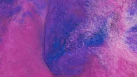 Mixing different colored alcohol inks to create unique patterns Stock Footage 342261709