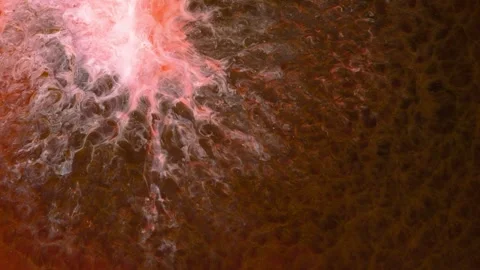Mixing different colored alcohol inks and epoxy resin in a close-up view Stock Footage 342358010
