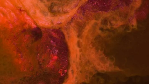Mixing different colored alcohol inks and epoxy resin in a close-up view Stock Footage 342358026