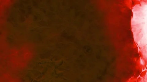 Mixing different colored alcohol inks creates unique patterns Stock Footage 342408429