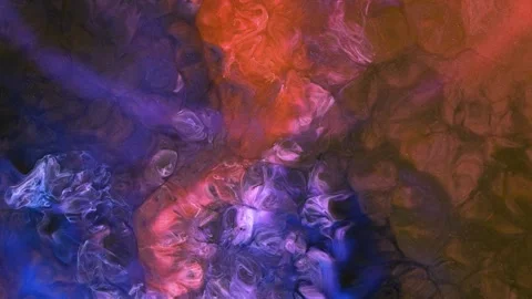 Mixing different colored alcohol inks in a close-up view Stock Footage 342444719