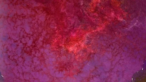 Mixing different colored alcohol inks in close-up view Stock Footage 342450486