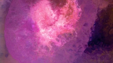 Mixing different colored alcohol inks on a smooth surface Stock Footage 342454565