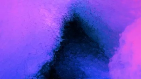 Mixing different colored alcohol inks in a close-up view Stock Illustration